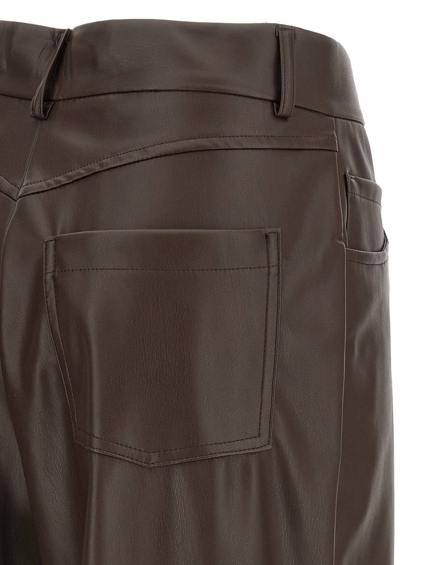 Leather-effect bermuda shorts Bermuda, short