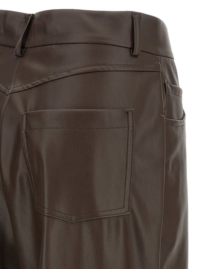 Leather-effect bermuda shorts Bermuda, short