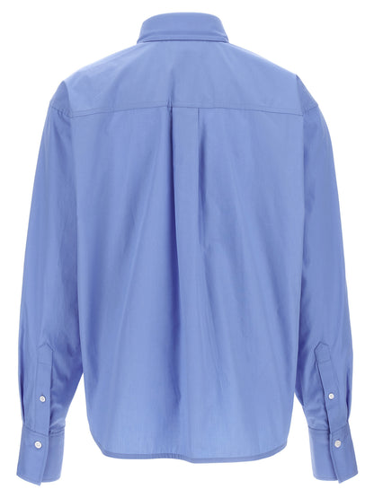 Cropped shirt with logo embroidery Shirt, blouse