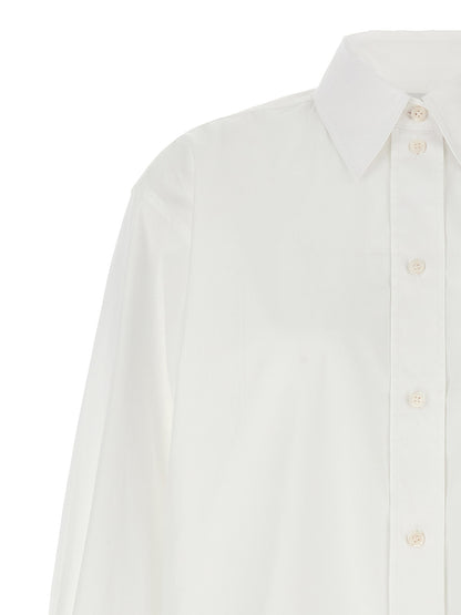 Cropped shirt with logo embroidery Shirt, blouse
