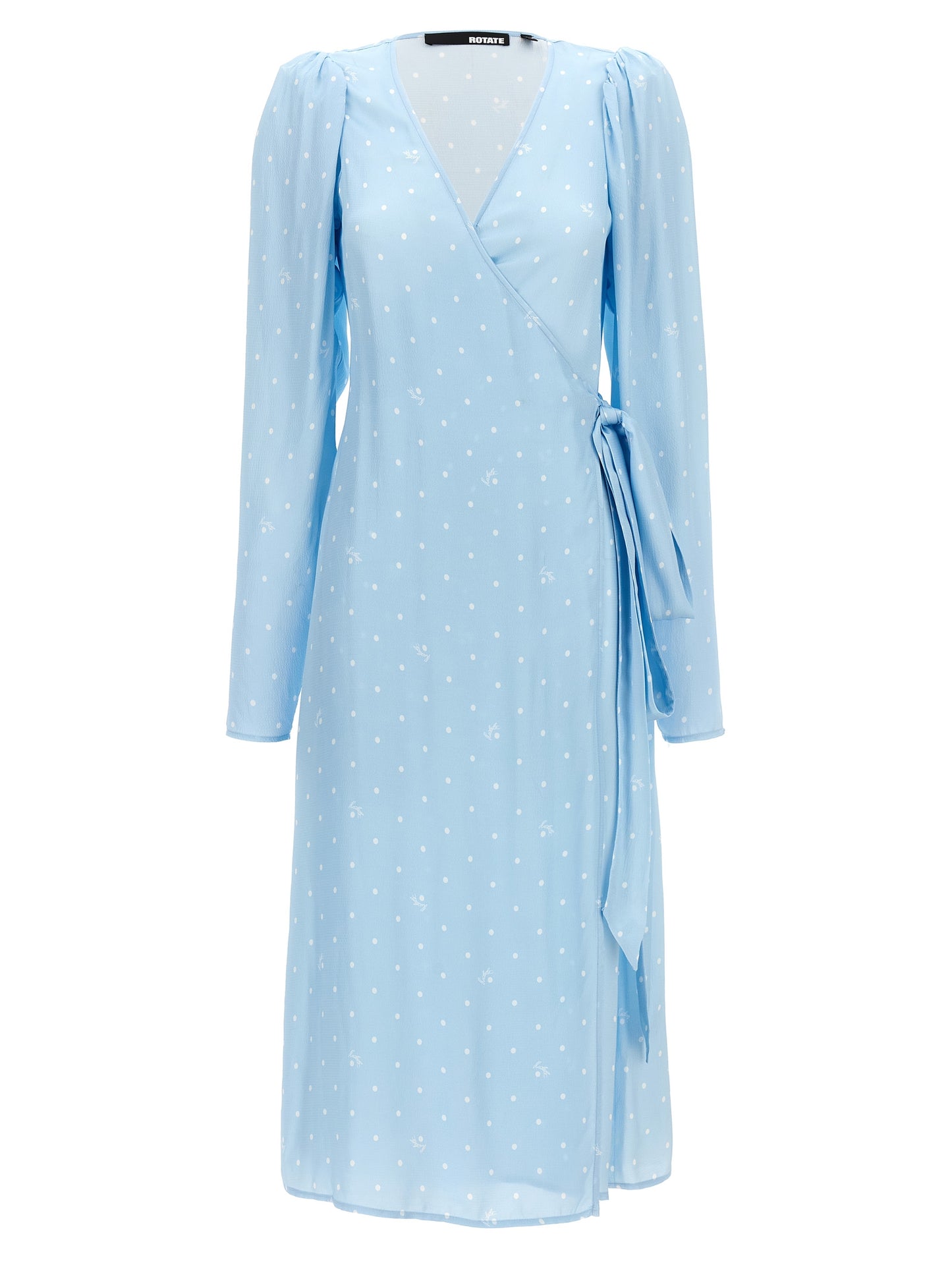 'Textured Midi Wrap' dress Dresses