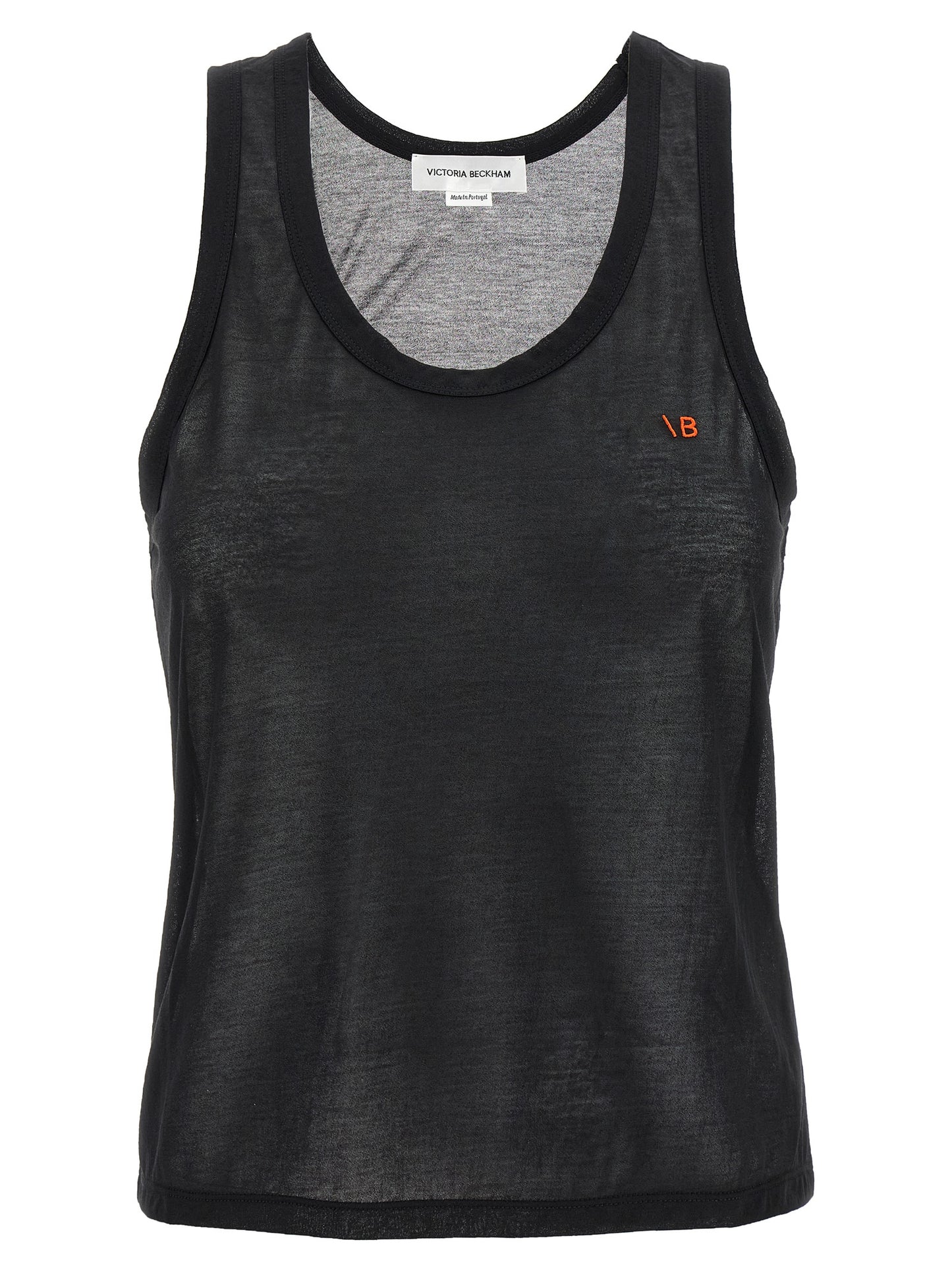Logo embroidery tank top Tops