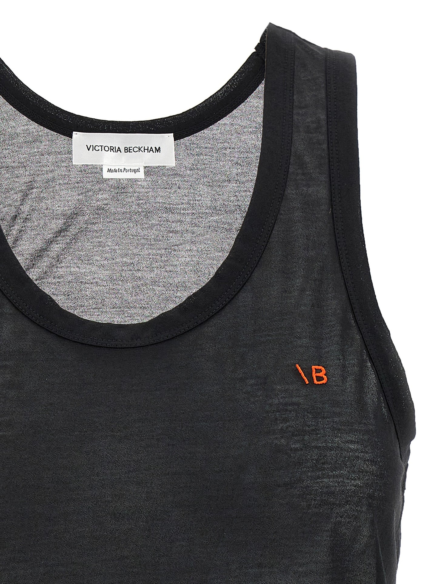 Logo embroidery tank top Tops
