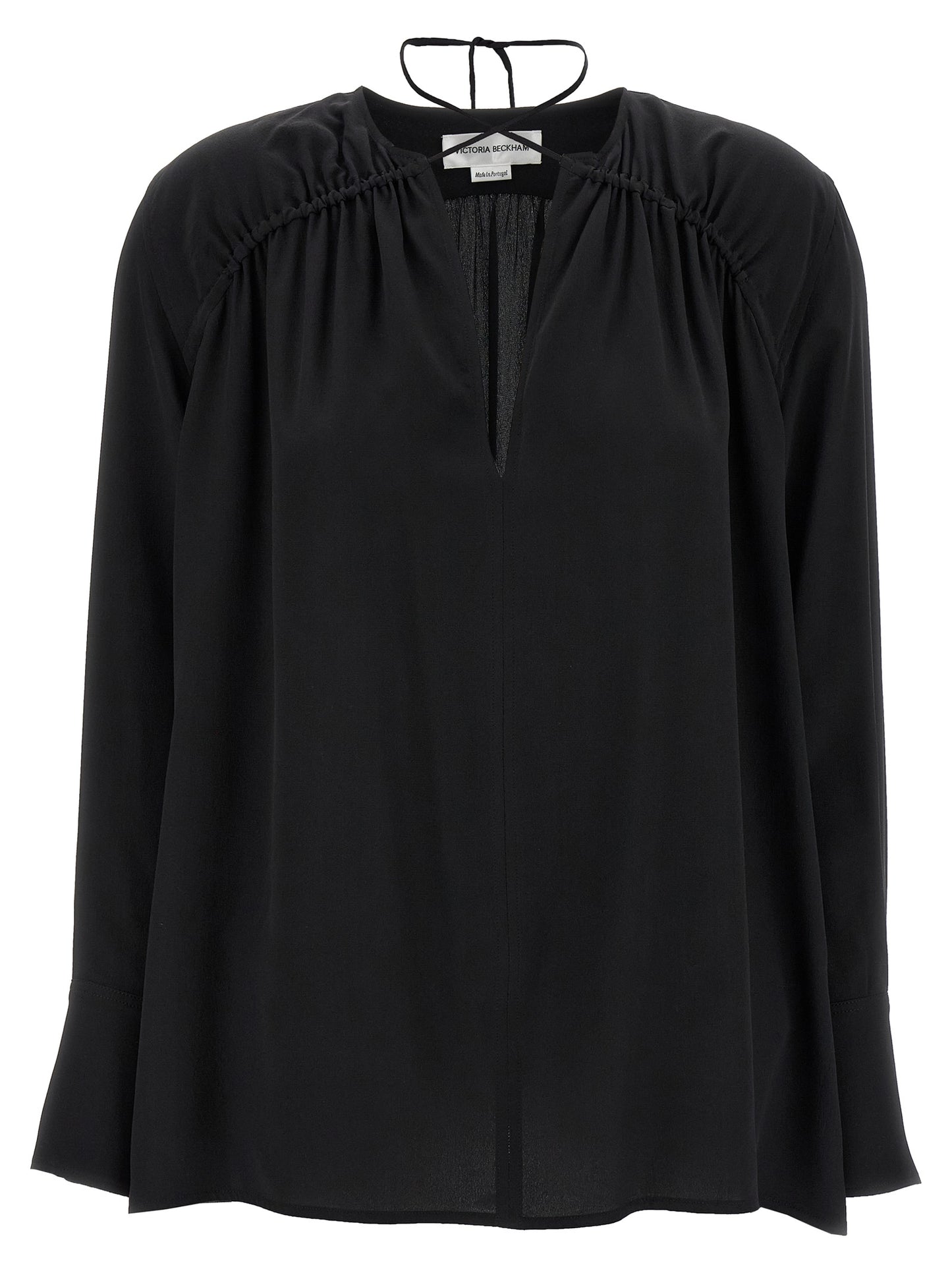 'Gather Detail Tie' blouse Shirt, blouse