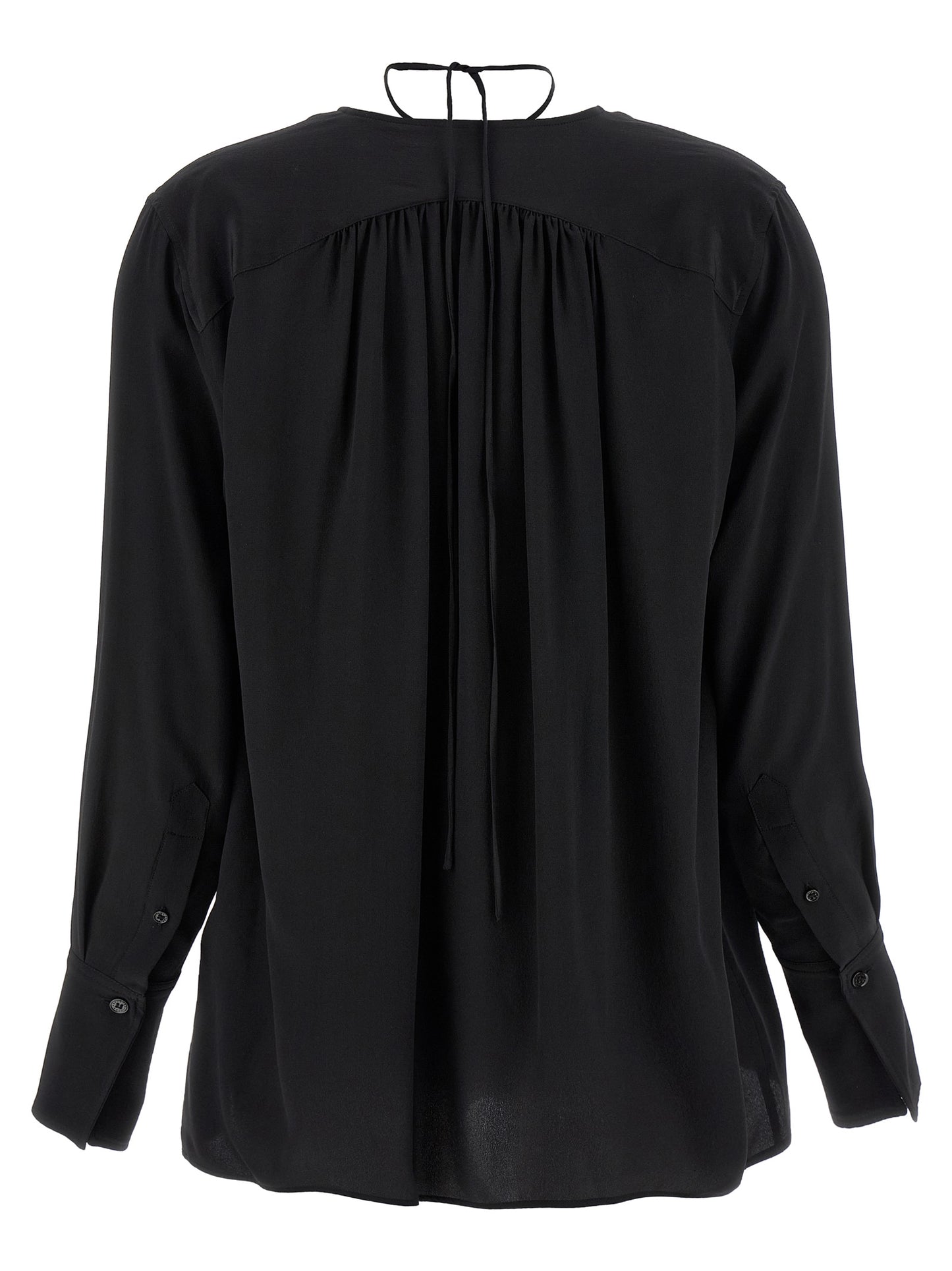 'Gather Detail Tie' blouse Shirt, blouse