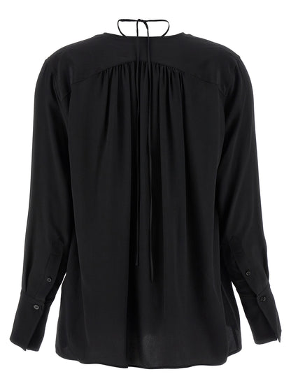 'Gather Detail Tie' blouse Shirt, blouse