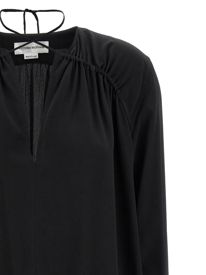 'Gather Detail Tie' blouse Shirt, blouse