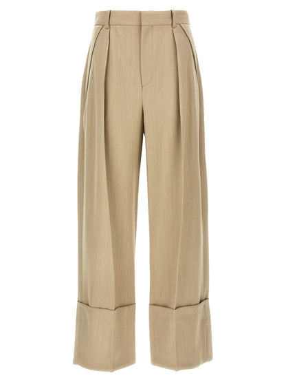 Maxi turn-up pants Pants
