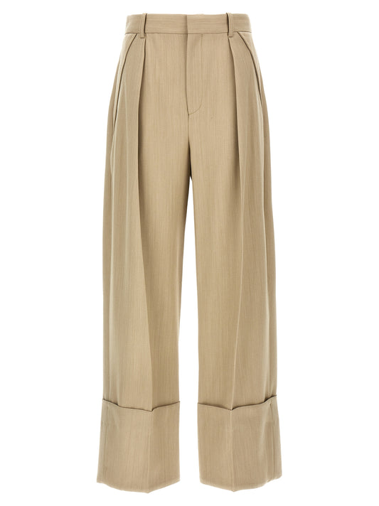 Maxi turn-up pants Pants