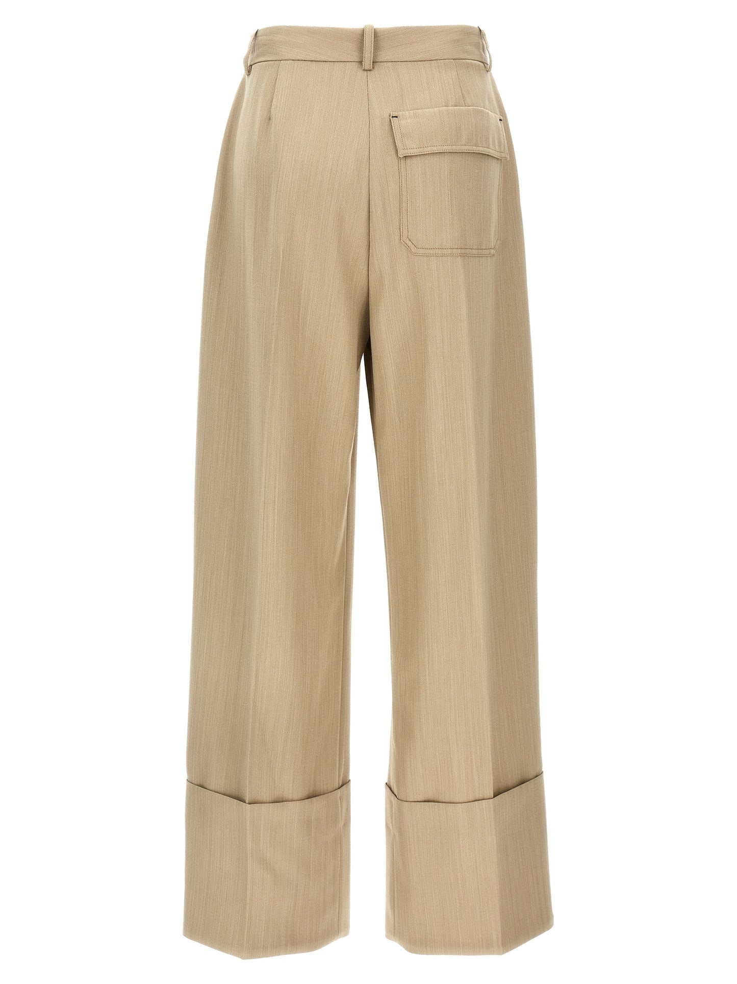 Maxi turn-up pants Pants