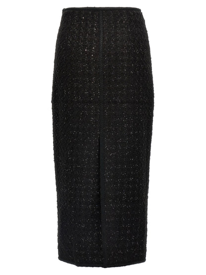 Maxi bouclé skirt Skirts