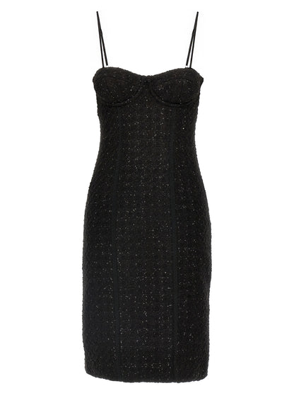 Bouclé midi dress Dresses