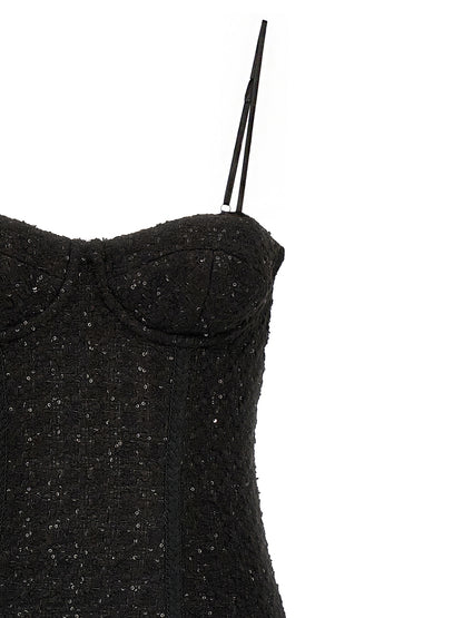 Bouclé midi dress Dresses