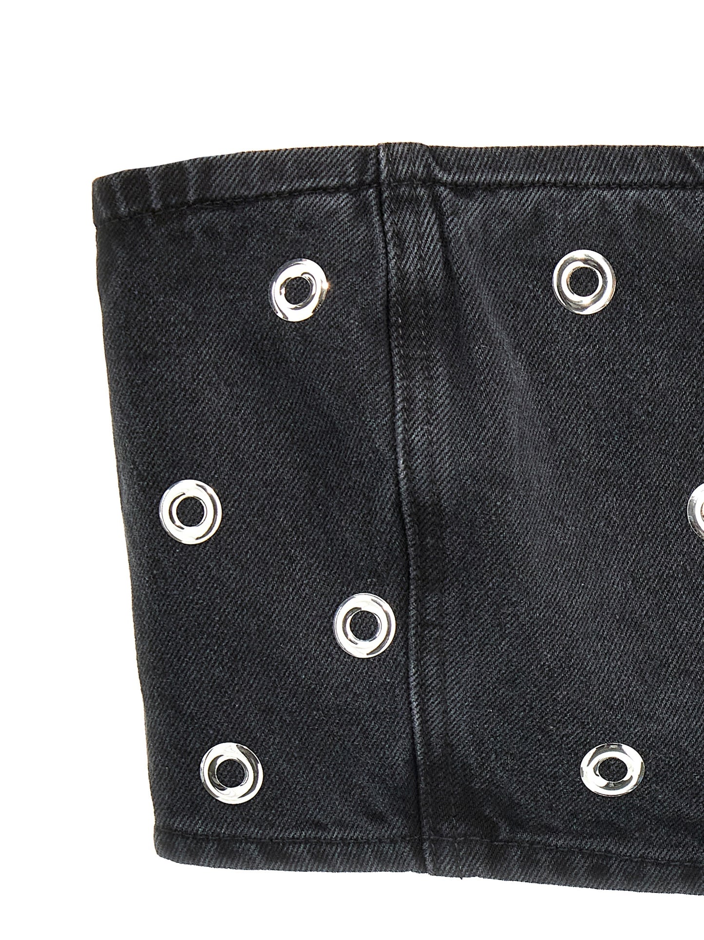 'Studded Denim' top Tops