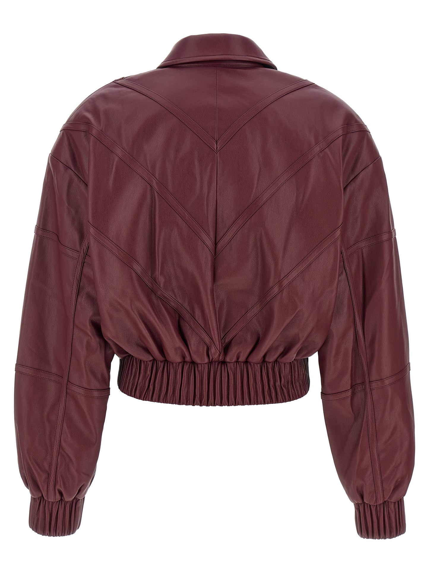 Leather effect bomber jacket Down jacket, Parka, Casual jackets