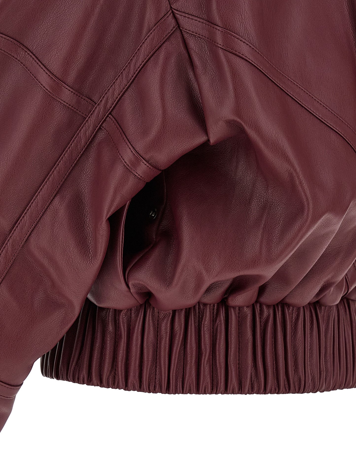 Leather effect bomber jacket Down jacket, Parka, Casual jackets