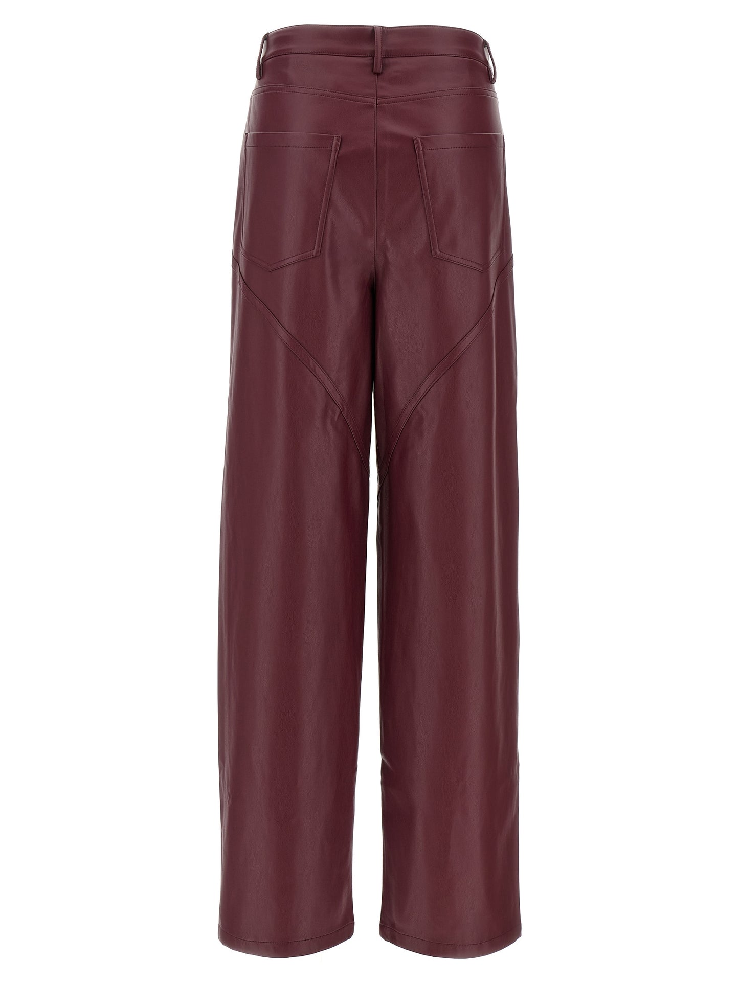 'Mid Waisted Piping' pants Pants