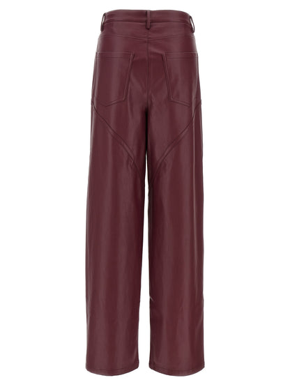 'Mid Waisted Piping' pants Pants
