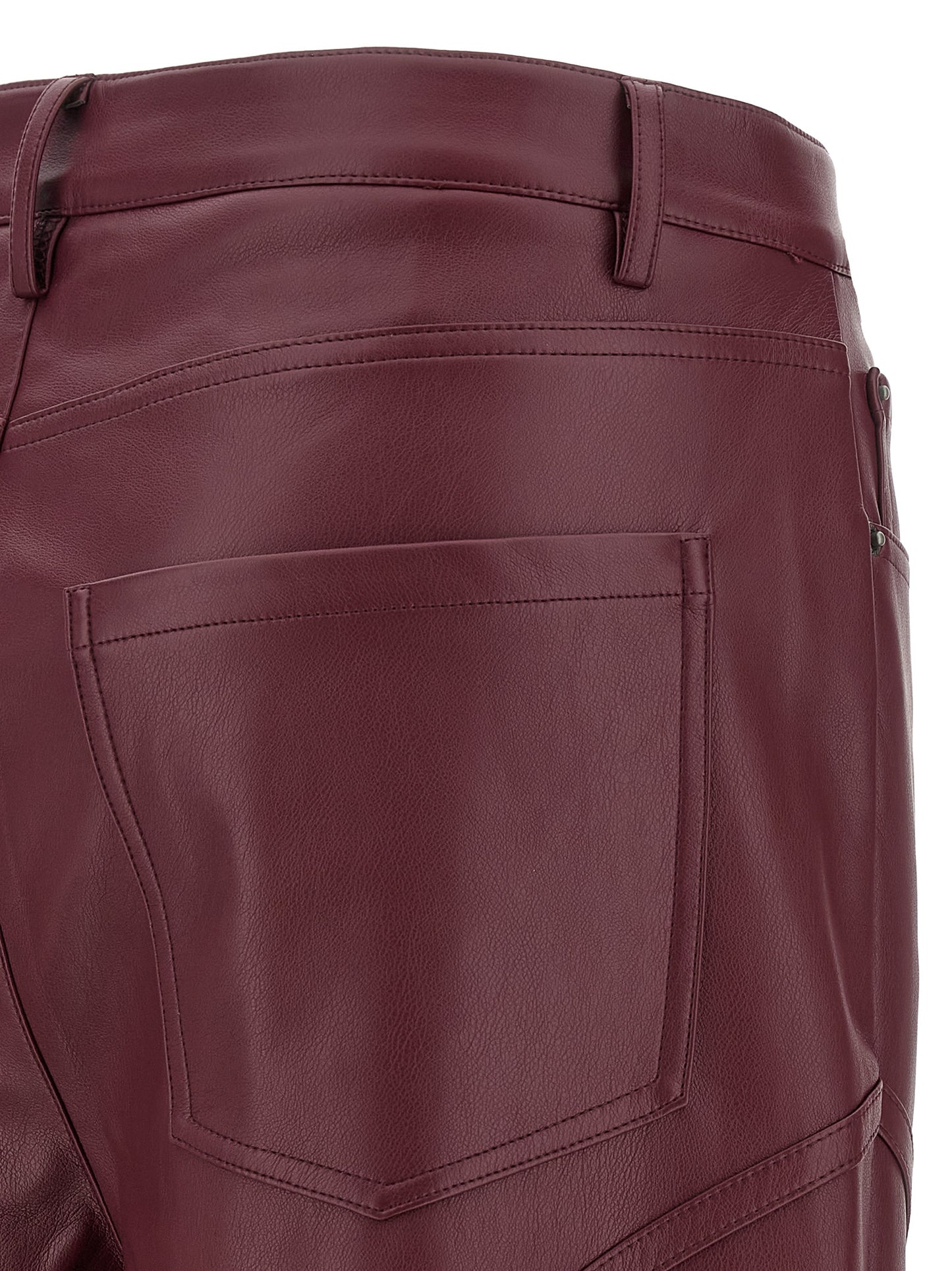 'Mid Waisted Piping' pants Pants