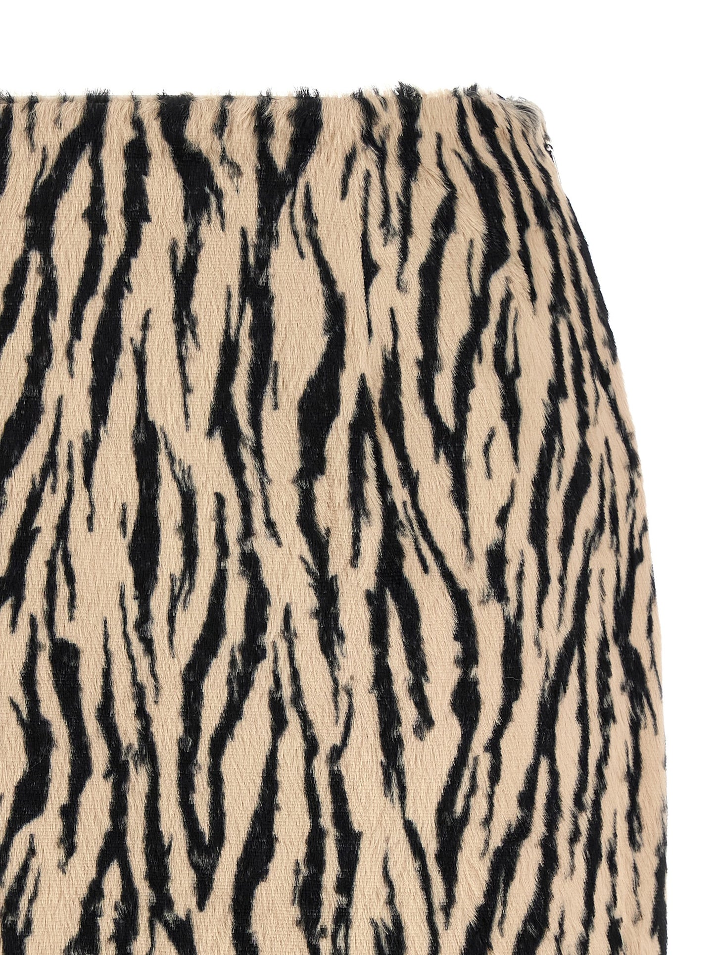 'Printed Faux Fur' skirt Skirts
