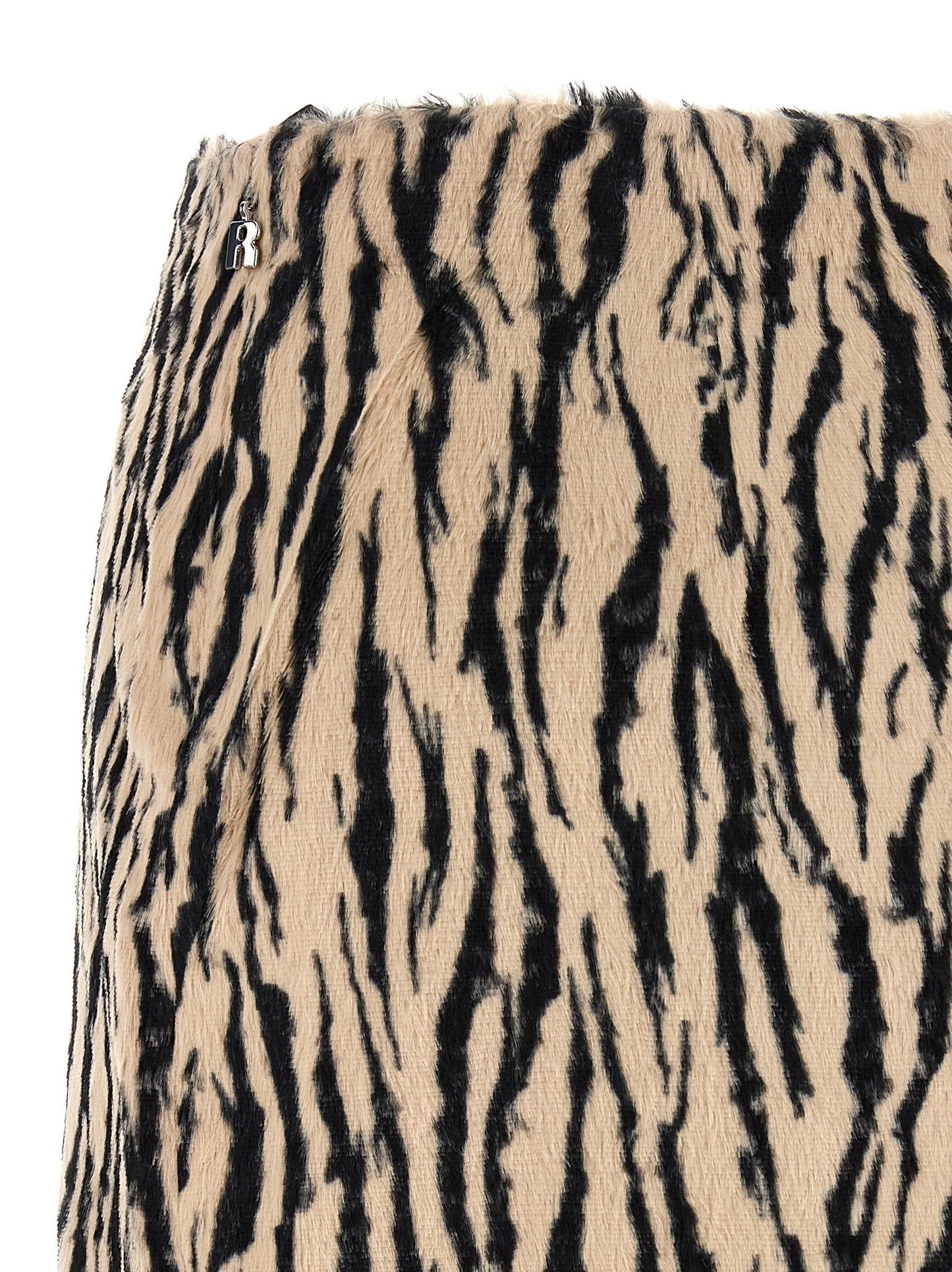 'Printed Faux Fur' skirt Skirts