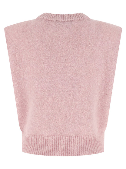 'Knit Cropped' vest Gilet