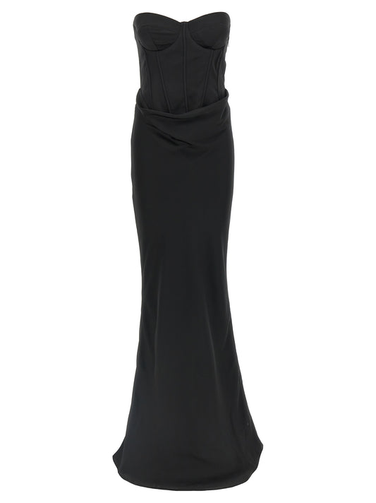 'Satin Corset Maxi' dress Dresses