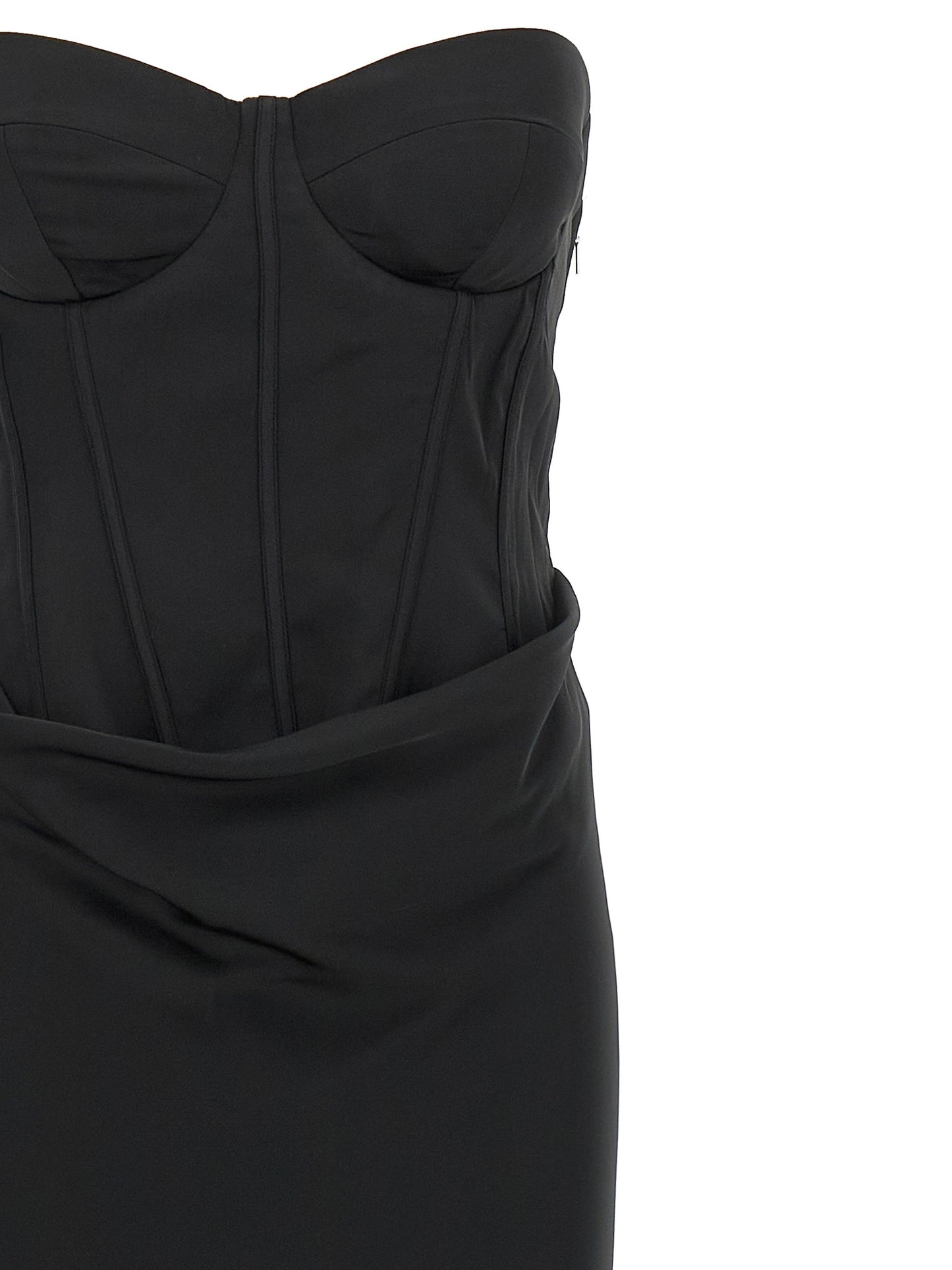 'Satin Corset Maxi' dress Dresses