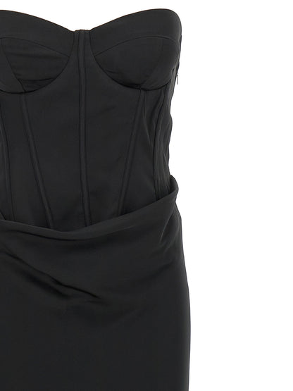 'Satin Corset Maxi' dress Dresses