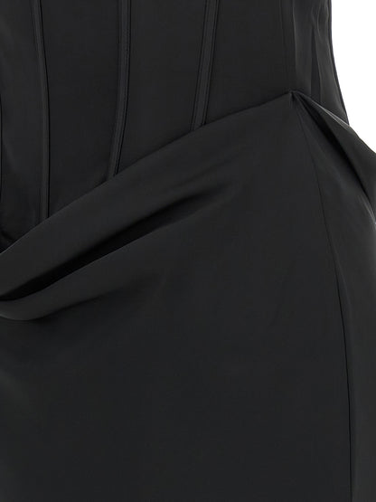'Satin Corset Maxi' dress Dresses