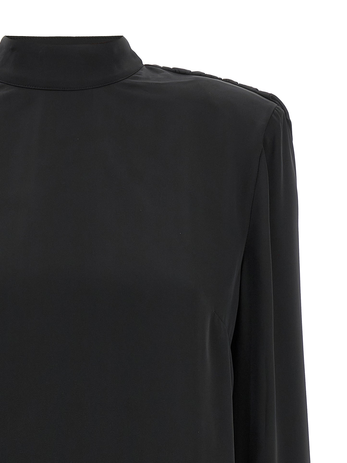 'Satin Drapy Back' top Tops