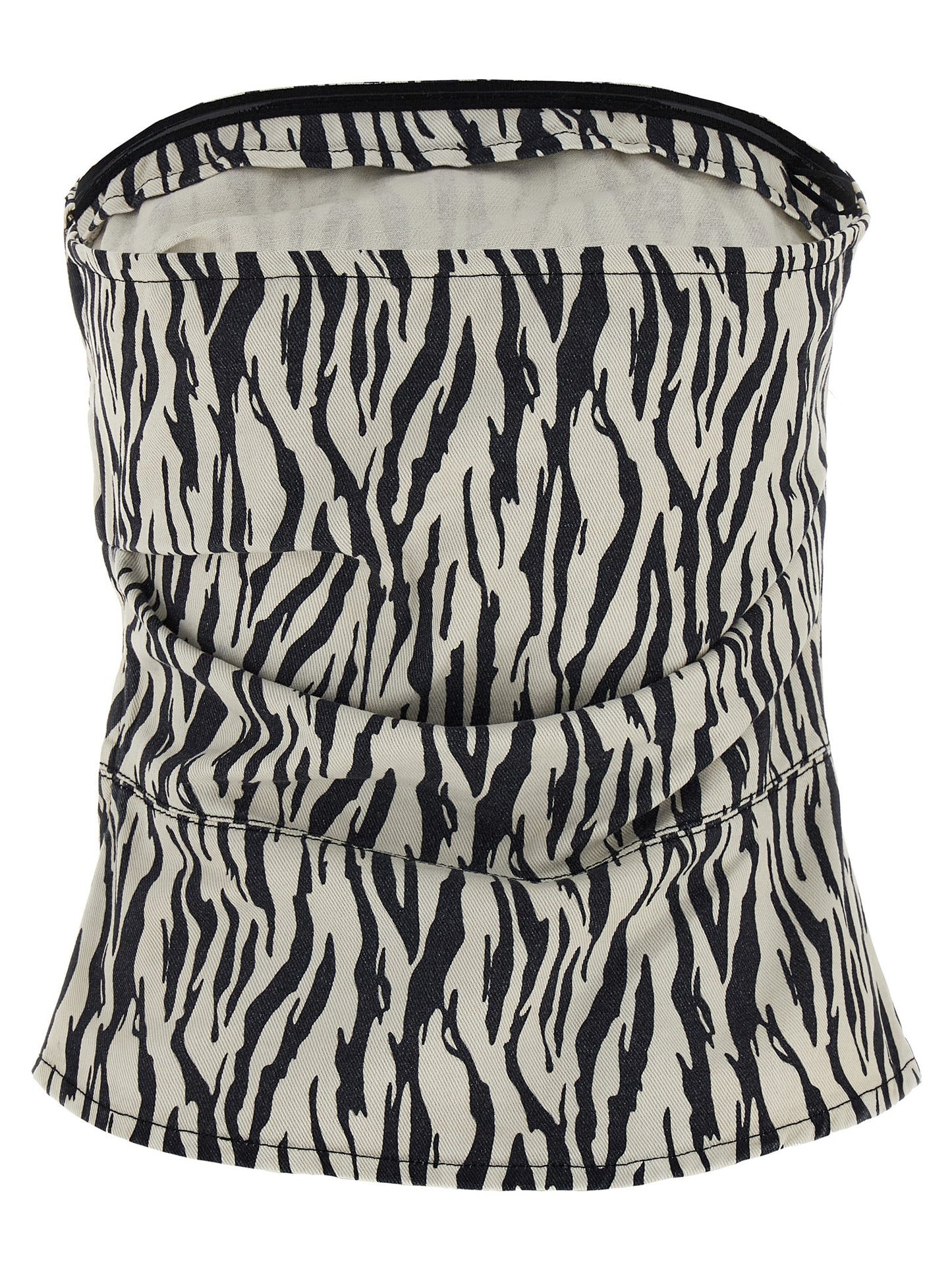 'Printed Denim' top Tops
