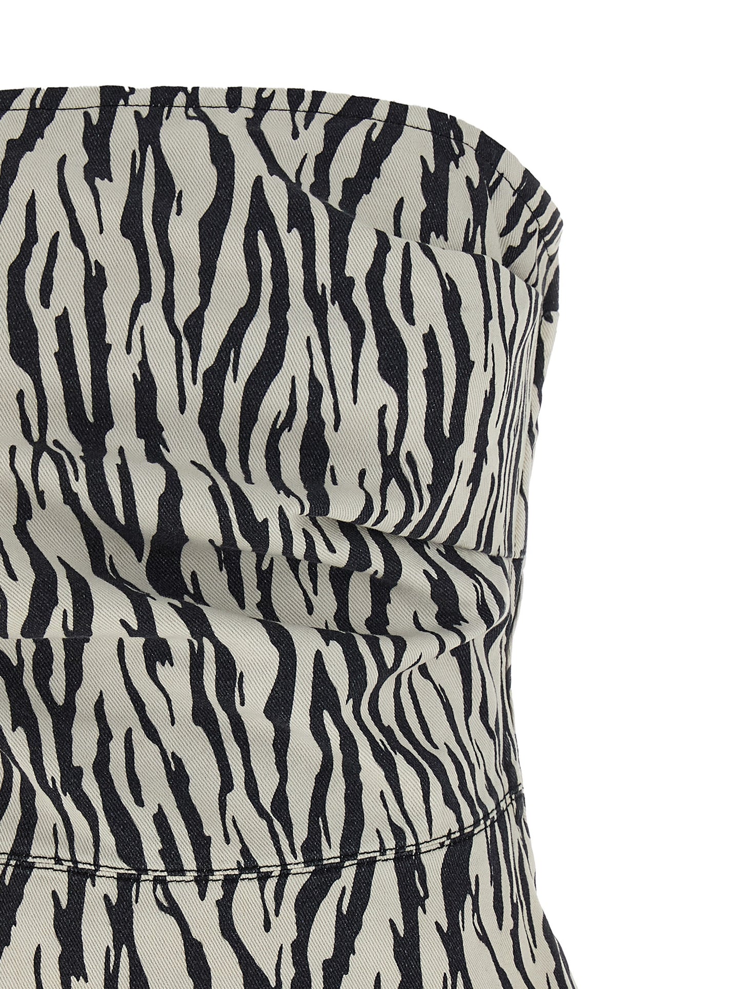 'Printed Denim' top Tops