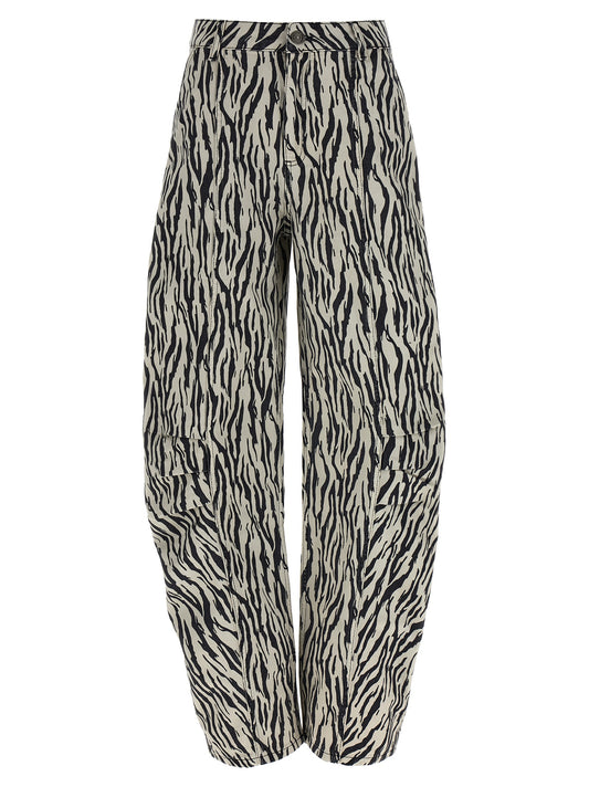 'Printed Twill Cargo' pants Pants