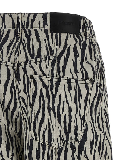'Printed Twill Cargo' pants Pants
