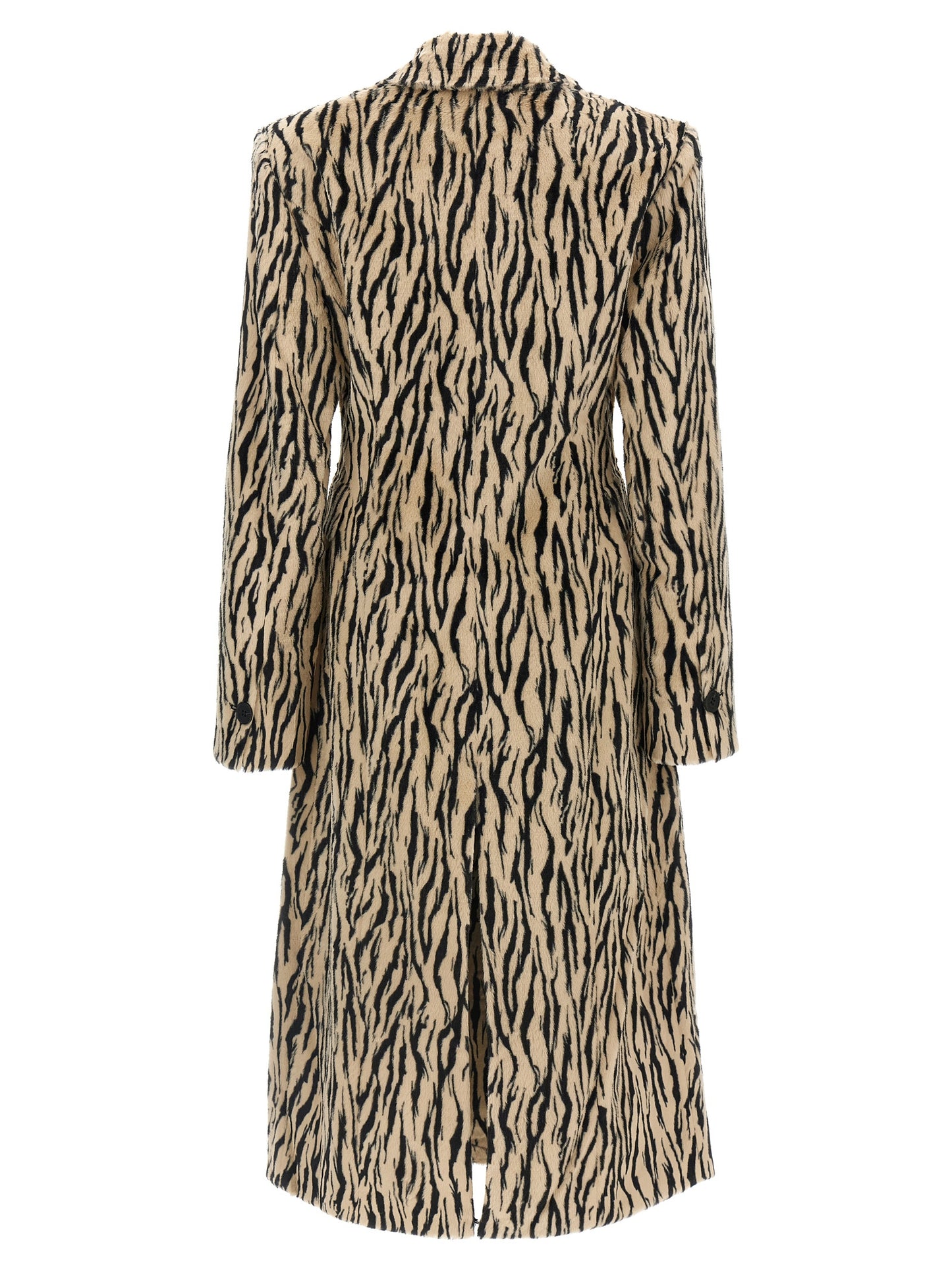 'Printed Faux Fur' coat Coats, trench coats