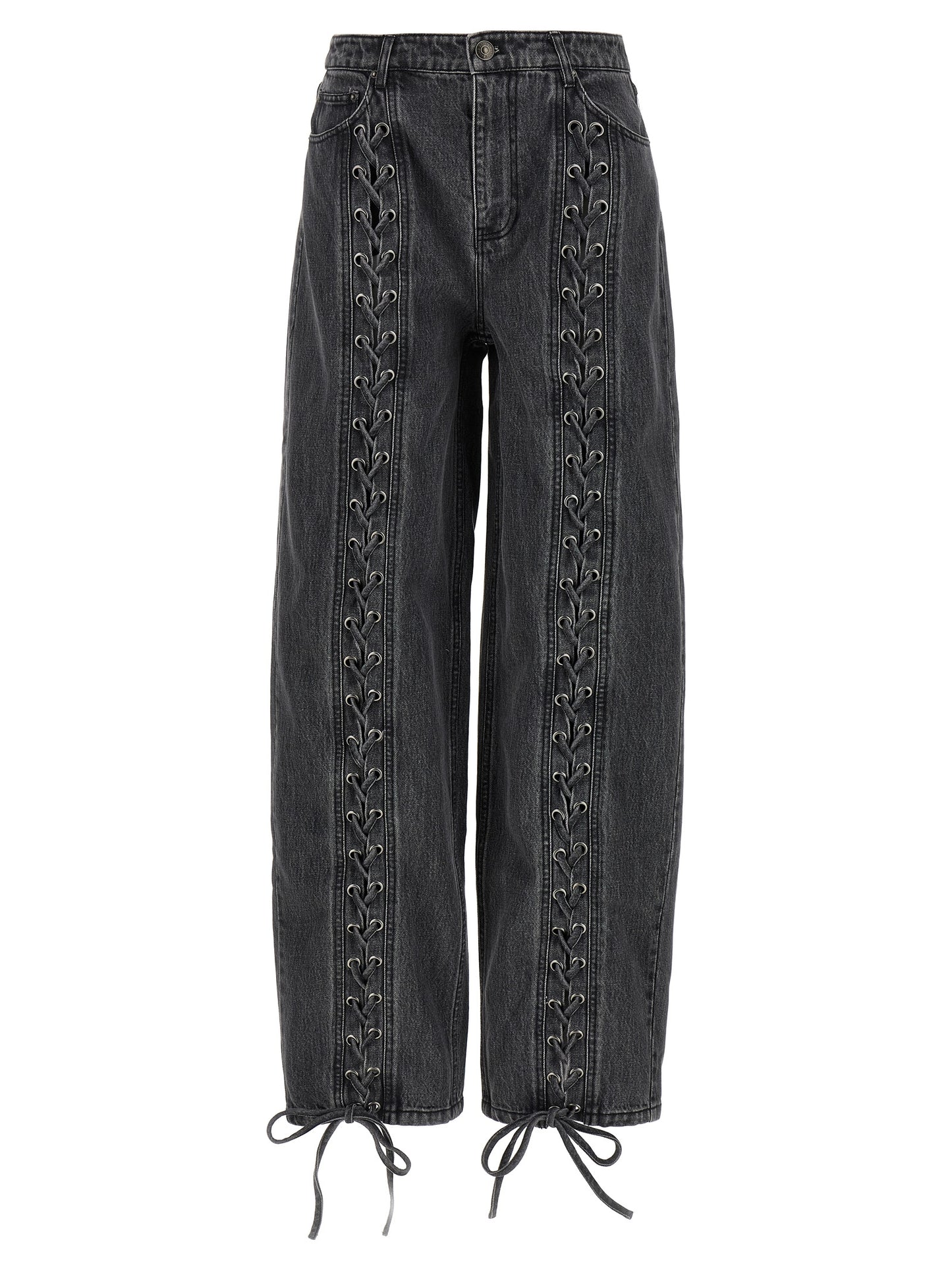 'Denim Laced Leg' jeans Jeans