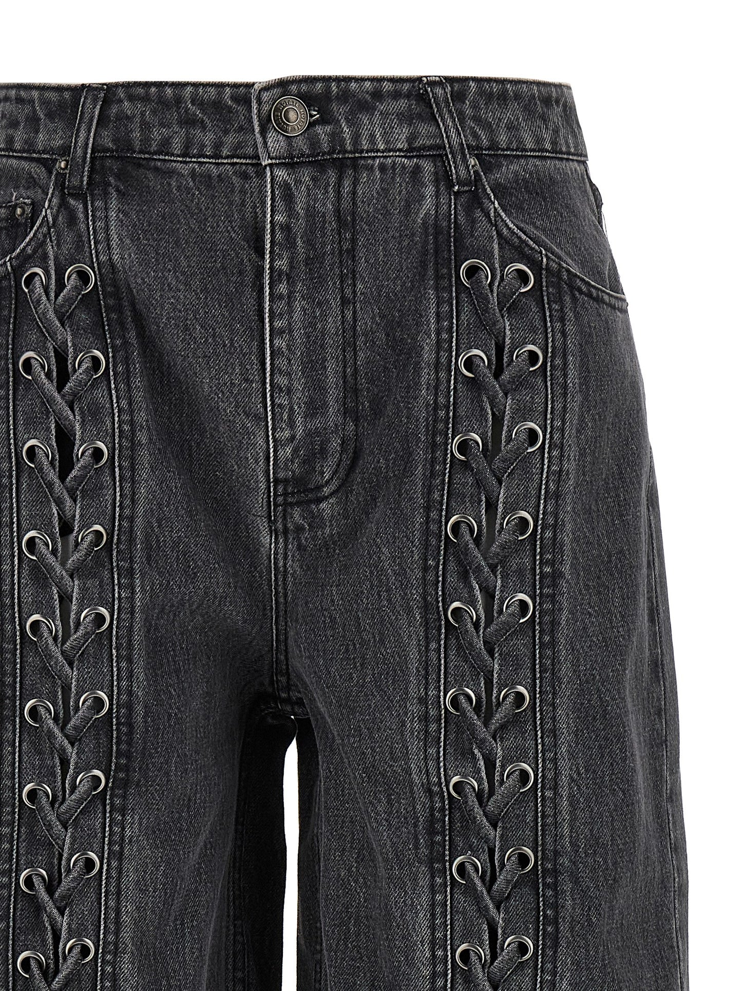 'Denim Laced Leg' jeans Jeans