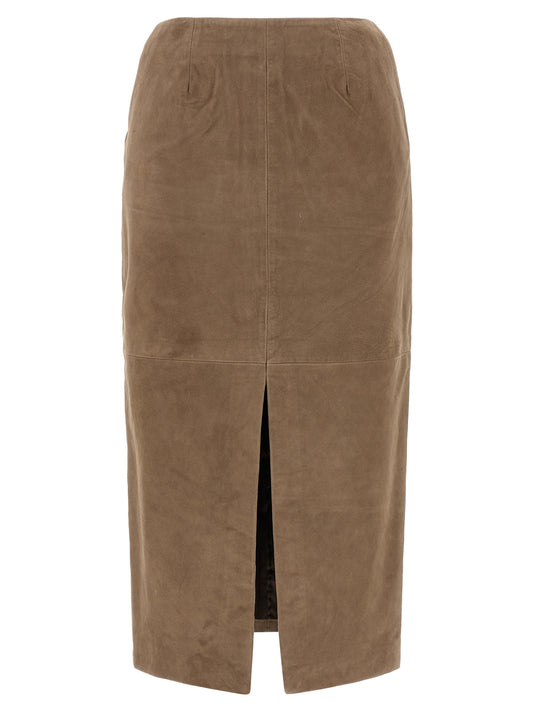 Suede skirt Skirts