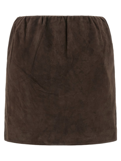 Suede skirt Skirts