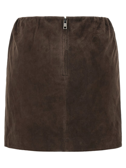 Suede skirt Skirts