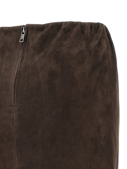 Suede skirt Skirts