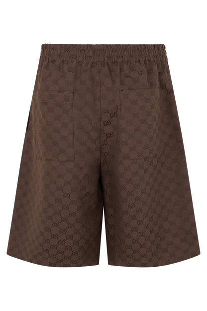 Bermuda in mixed linen fabric RTW