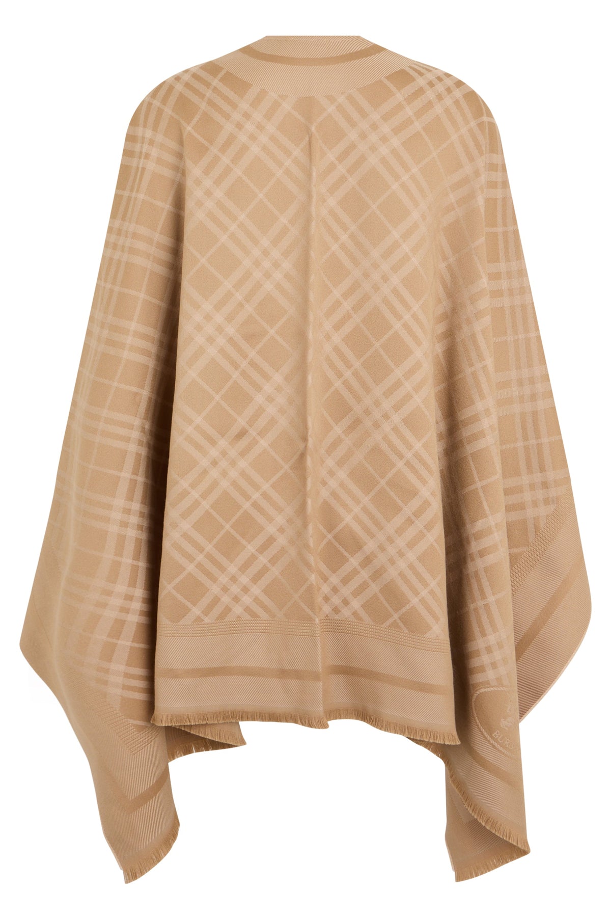 Burberry tartan poncho