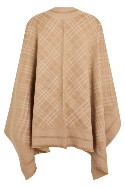 Burberry tartan poncho