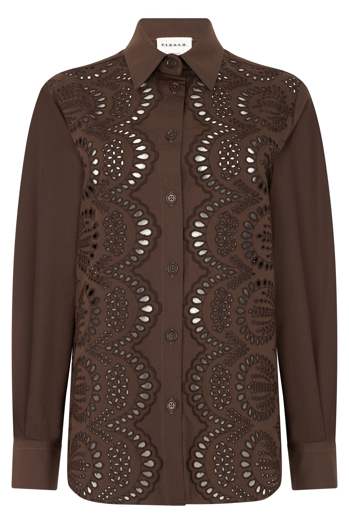 Lace shirt in cotton RTW