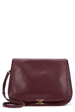 CELINE Shoulder bag Bisaccia Triomphe in shiny leather
