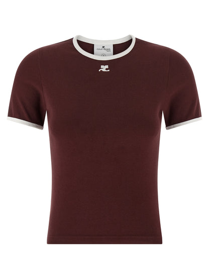 'Signature contrast' T-shirt T-shirt