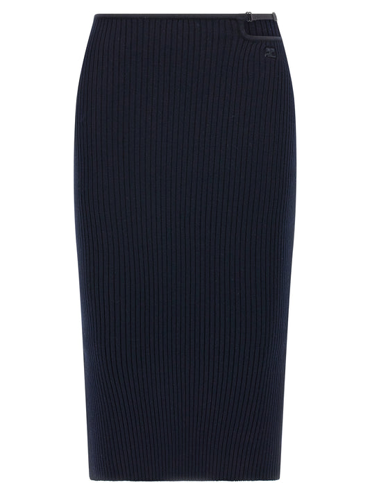 'Loop Rib knit' skirt Skirts