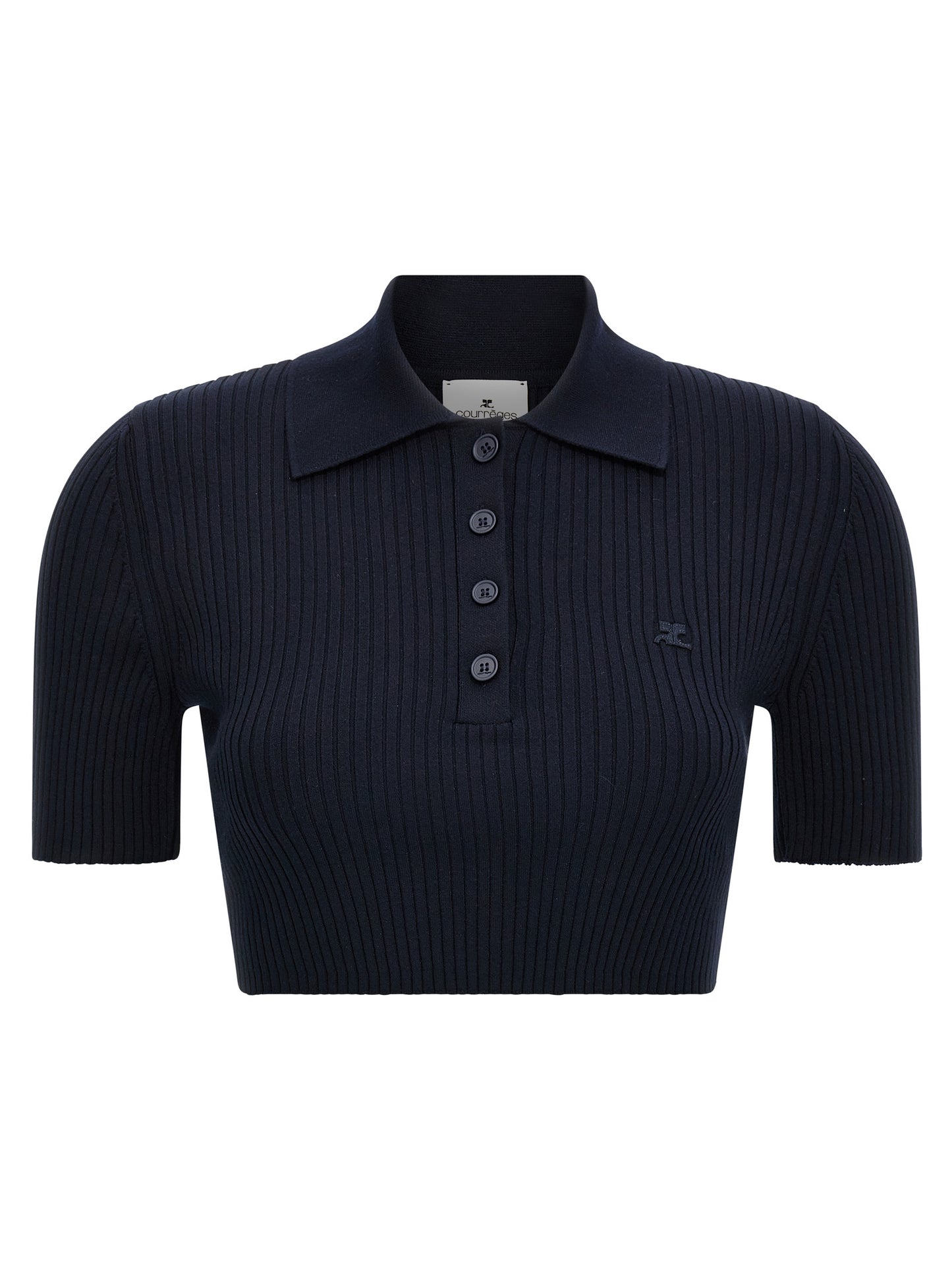 Ribbed polo shirt Polo